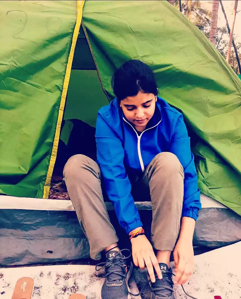 Photo of Camp while young and