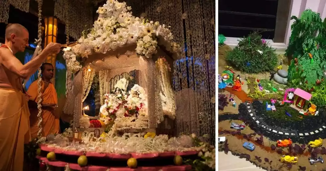 Photo of রাধা-কৃষ্ণের বিগ্রহ 