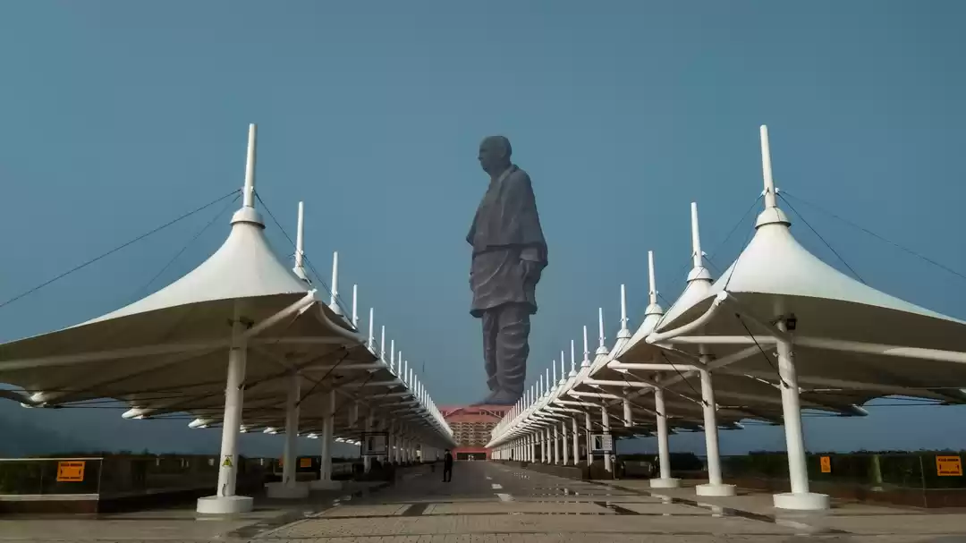 Photo of Statue of unity. Sar