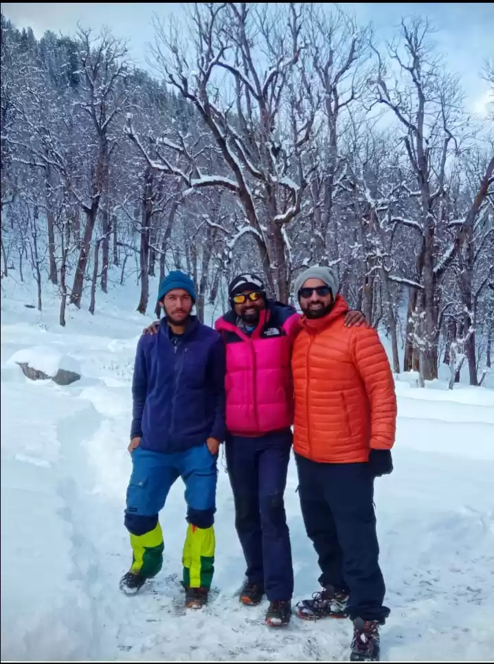 Photo of trekking lovers team