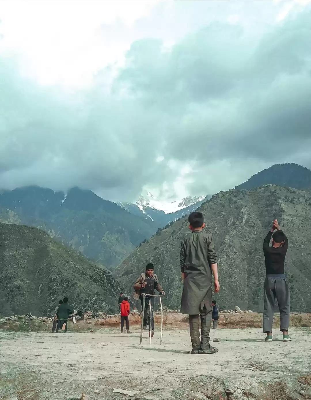 Photo of Kashmiri boys play C