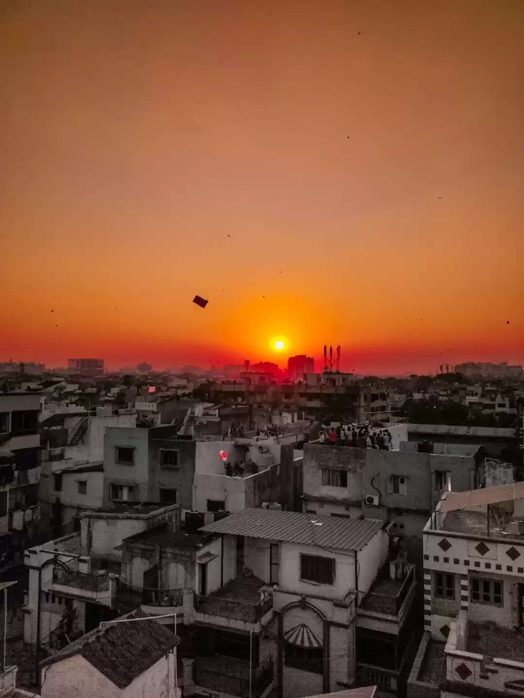 Photo of sunset of Uttarayan