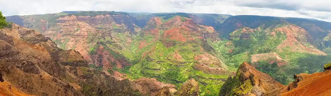 Photo of Kauai's Foggy Mounta