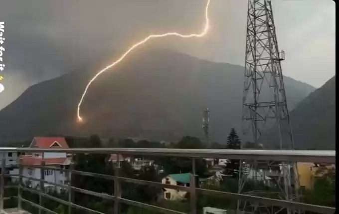 Photo of आसमानी बिजली का रूप