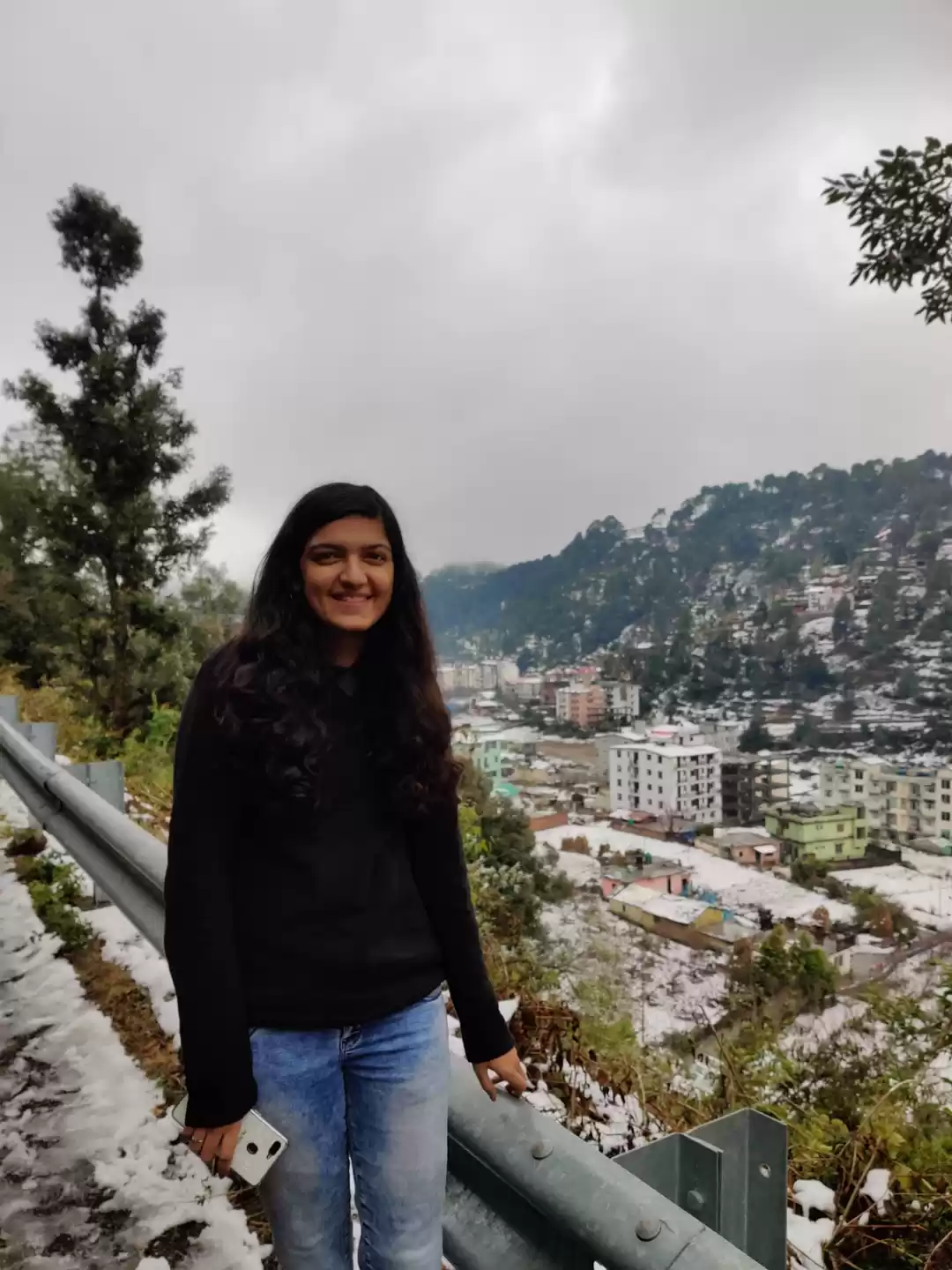 Photo of Rare snowfall in Bho