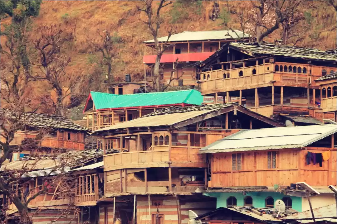 Photo of Wooden homes in hima