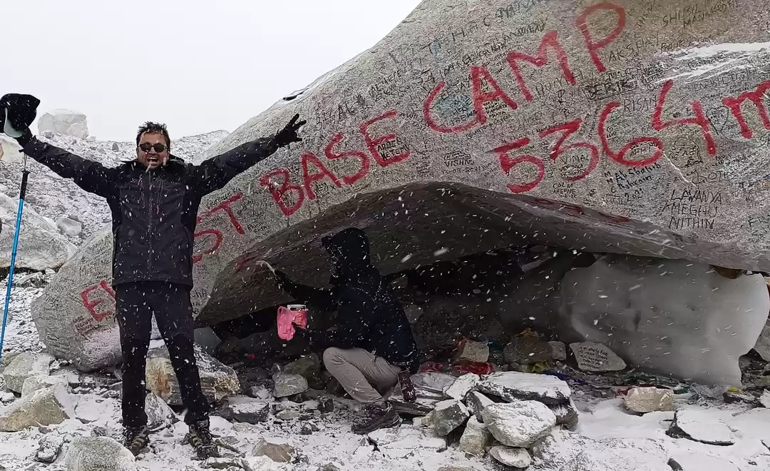 Photo of Everest Base Camp in