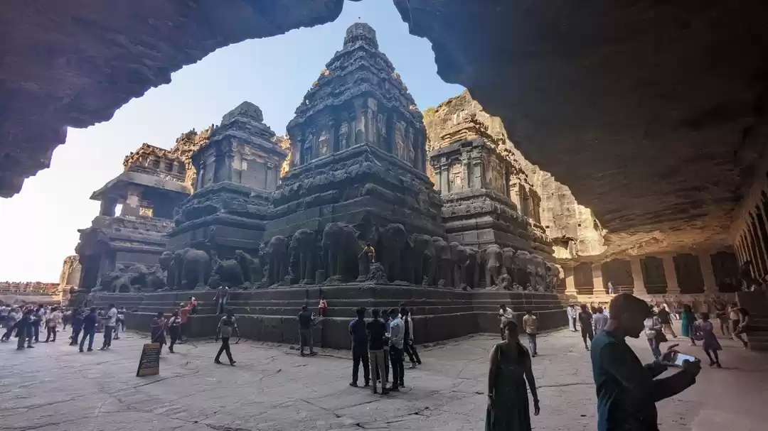 Photo of Ellora caves
