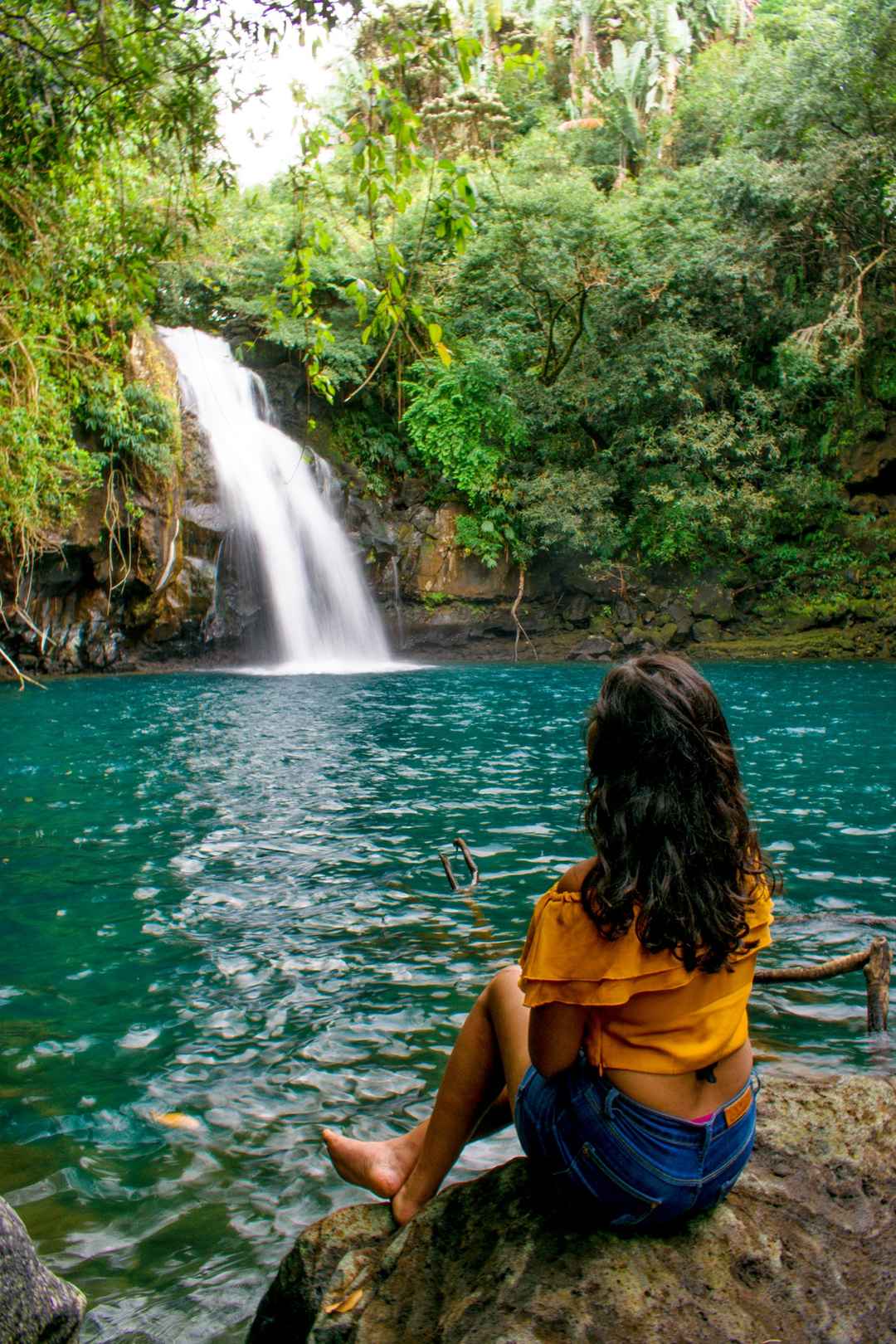 Eau Bleue Mauritius Waterfall Map I Reached One Of The Most Gorgeous Waterfalls In Mauritius That No One  Knows About In Just 60 Inr - Tripoto