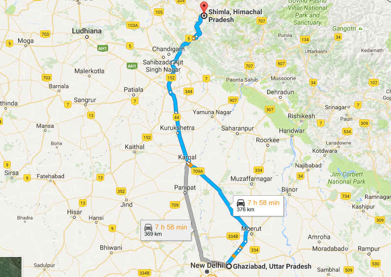 Distance From Hyderabad To Shimla Hyderabad To Shimla Road Trip 2019, What To Know Before Planning Hyderabad  To Shimla Trip - Tripoto