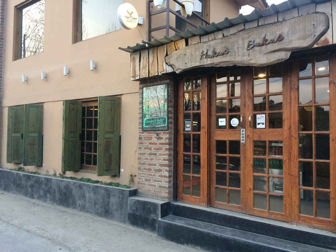 5 Cafes To Visit In Kashmir Tripoto One corn tortilla topped with roasted poblanos, pork chorizo, refried beans, and chihuahua cheese.