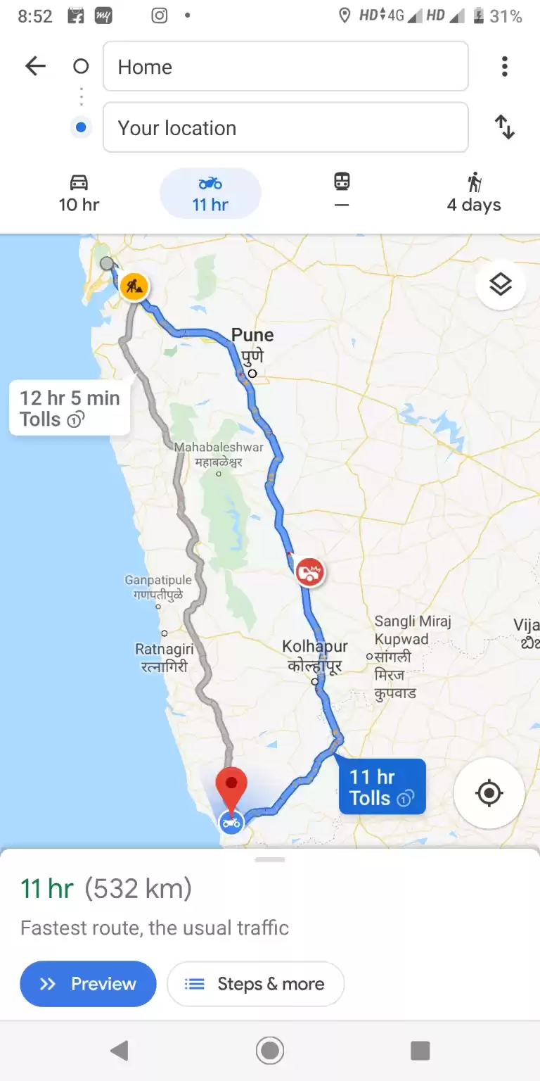 Photo of Day 1: Mumbai to Kar