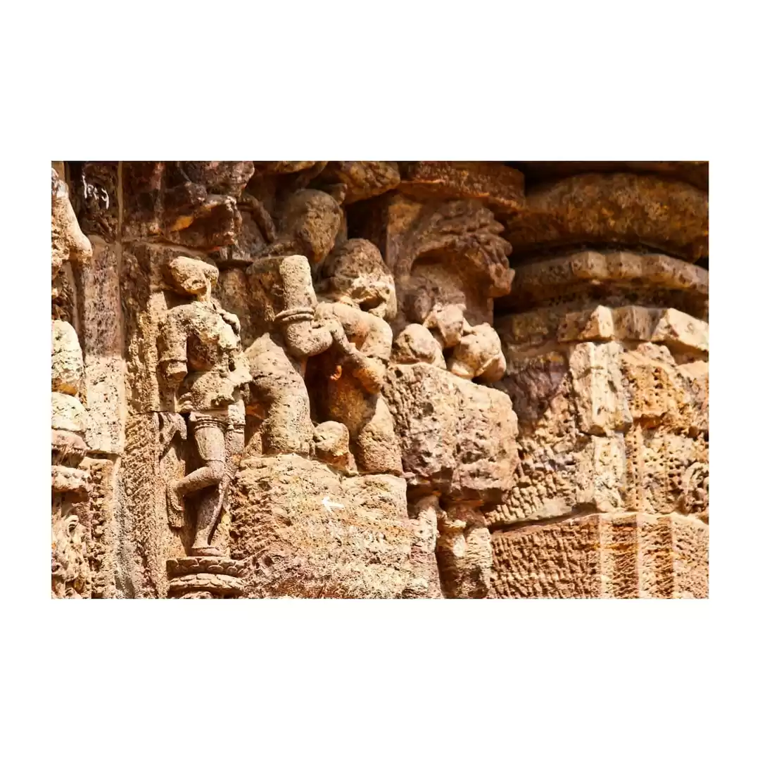 Photo of Engraving at Konark 