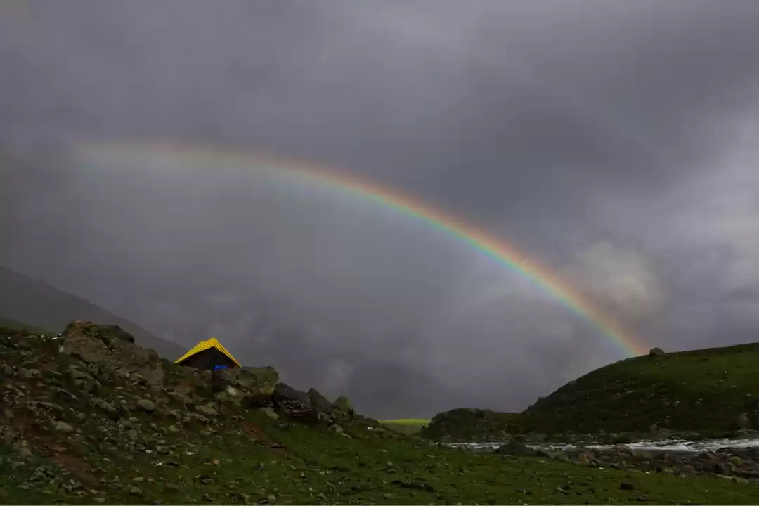 Photo of Rainbow amidst the d
