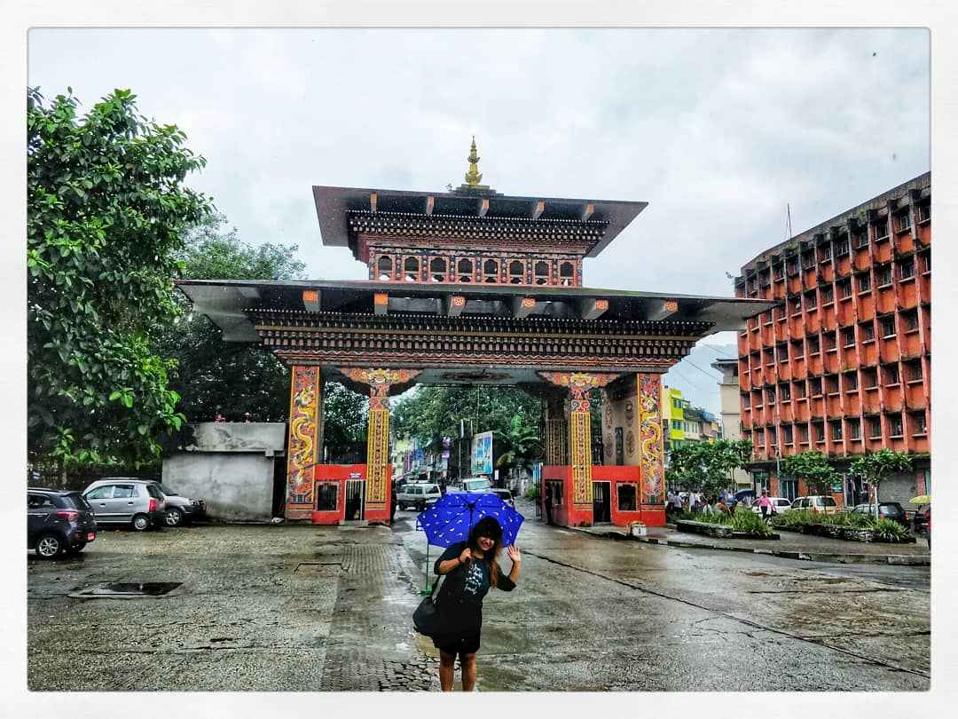 Photo of Crossing Border on foot, Getting Permits & First Look of Bhutan!