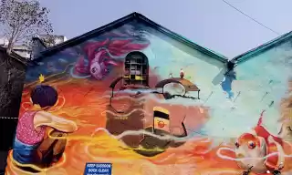 Photo of #SassoonDockArtProje