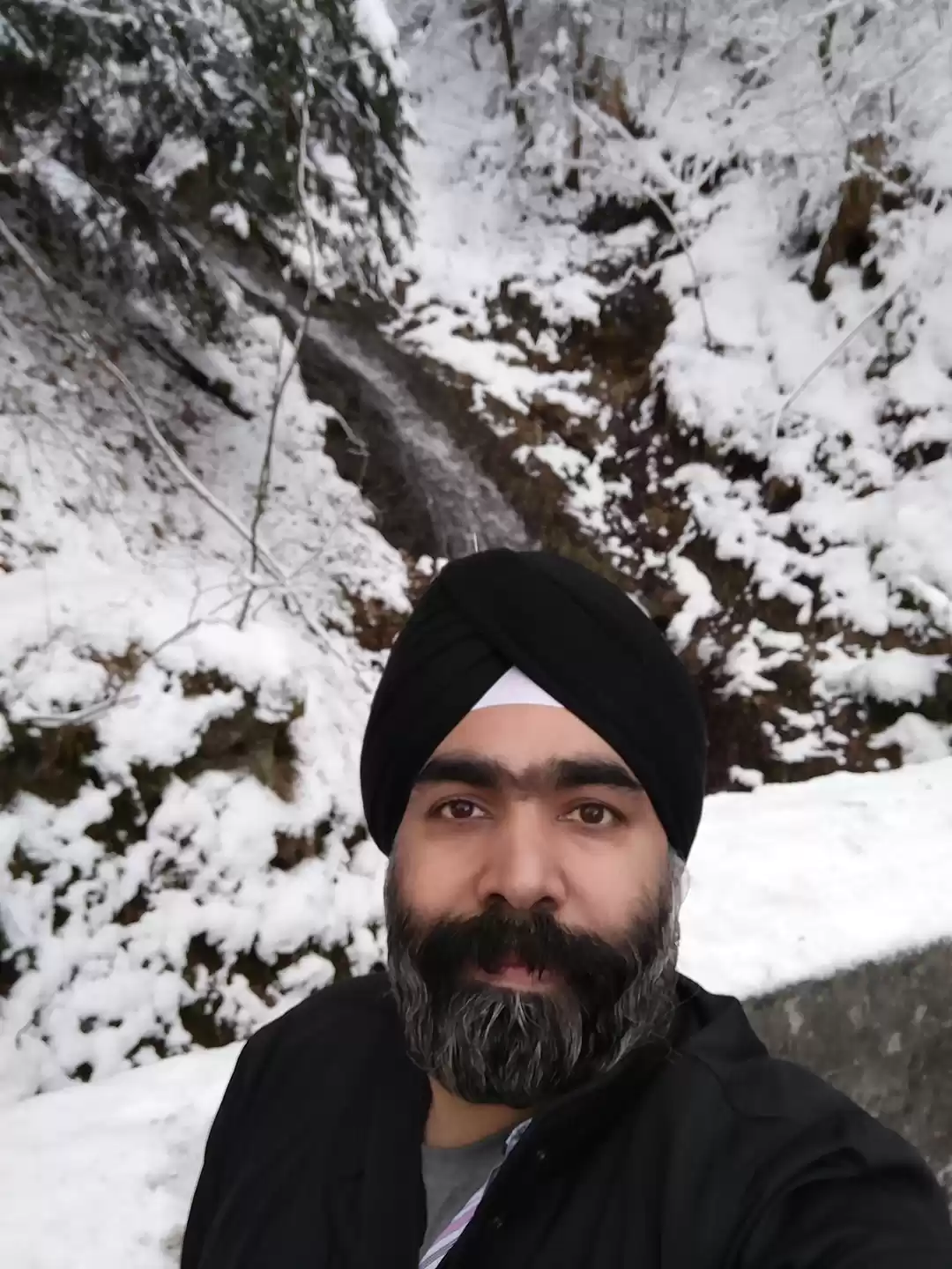 Photo of Snowcapped mountains