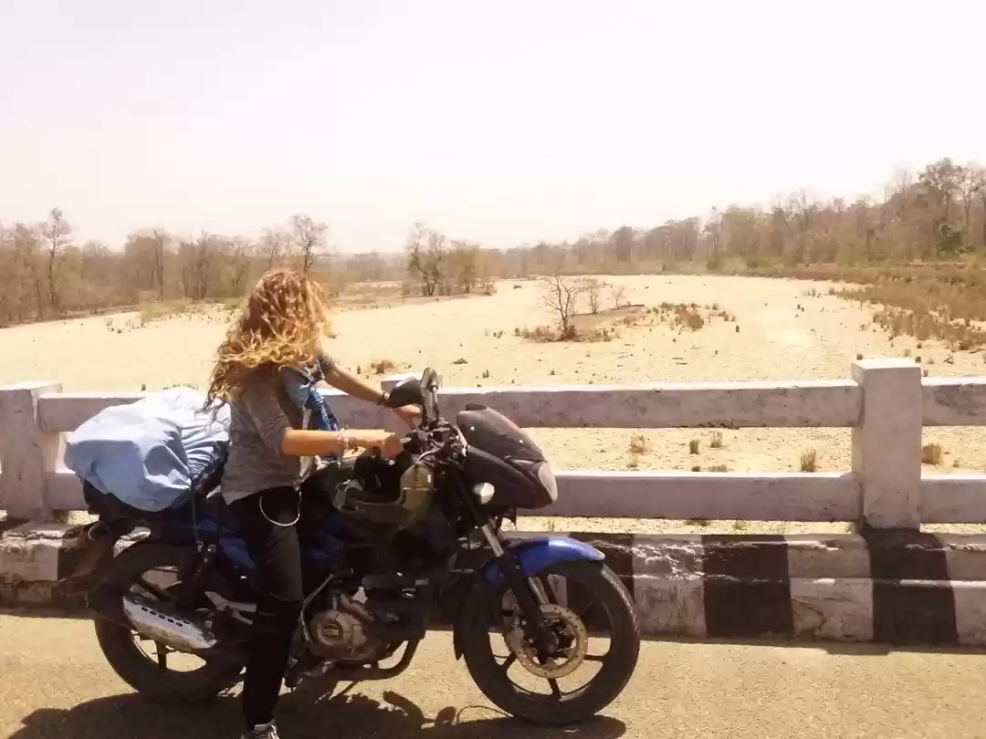 Girl riding pulsar outlet