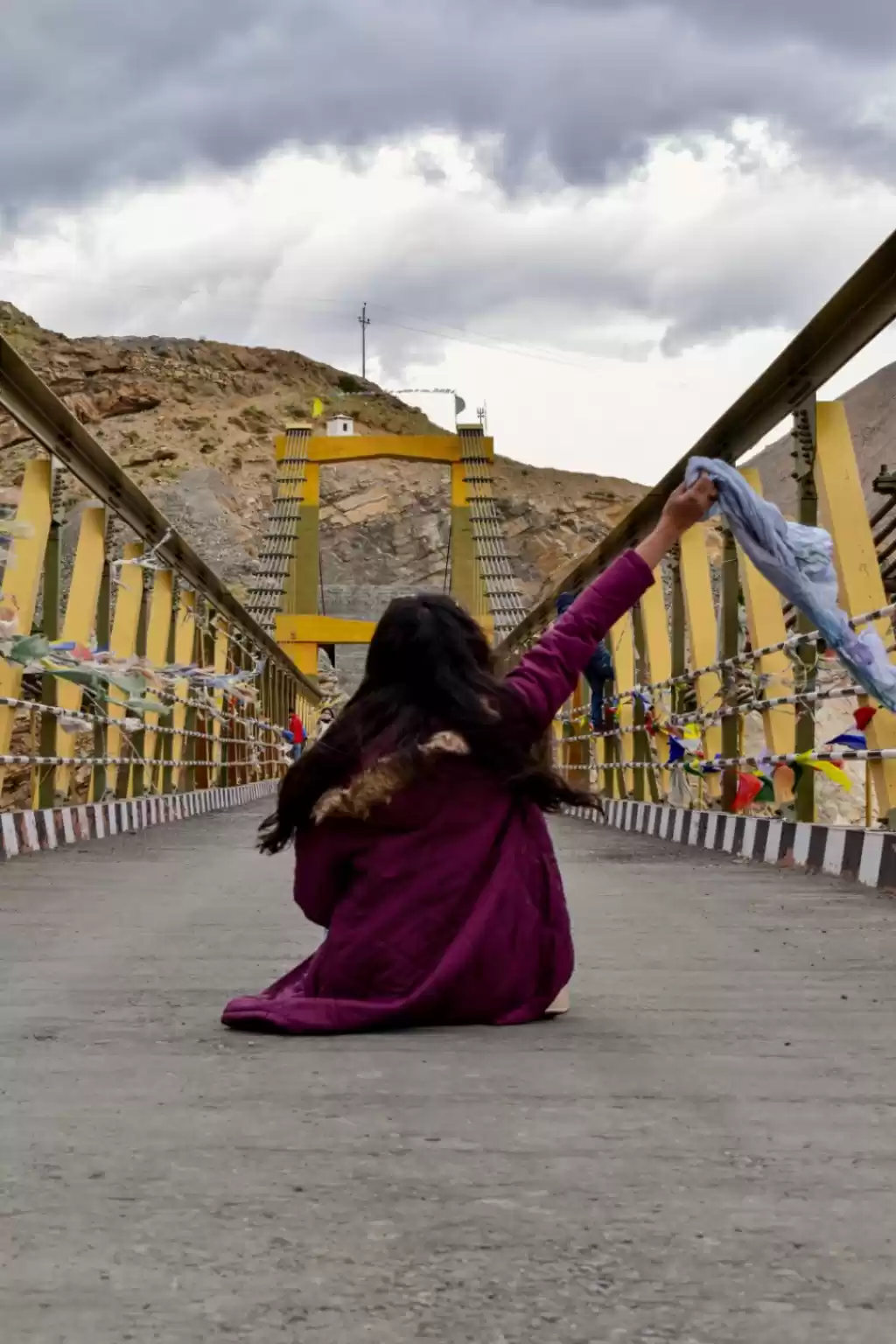 Photo of Chicham Bridge, high