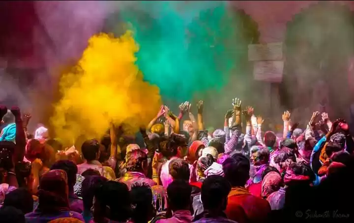 Photo of Holi at Vrindavan, M