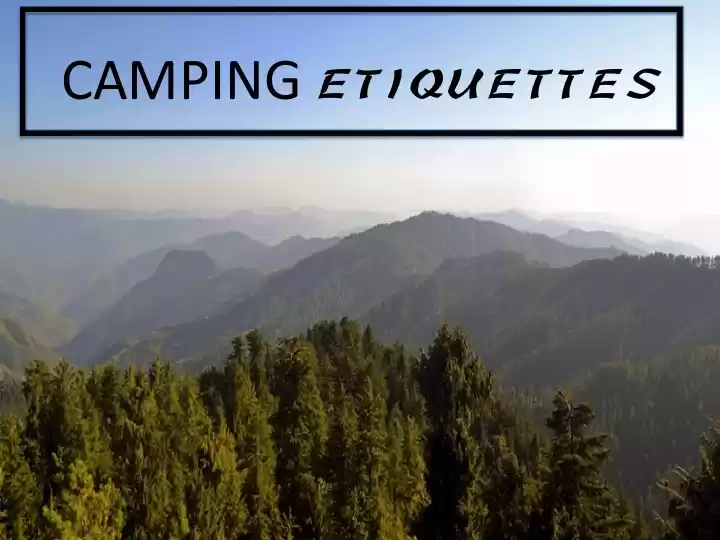 Photo of 5 Camping Etiquettes