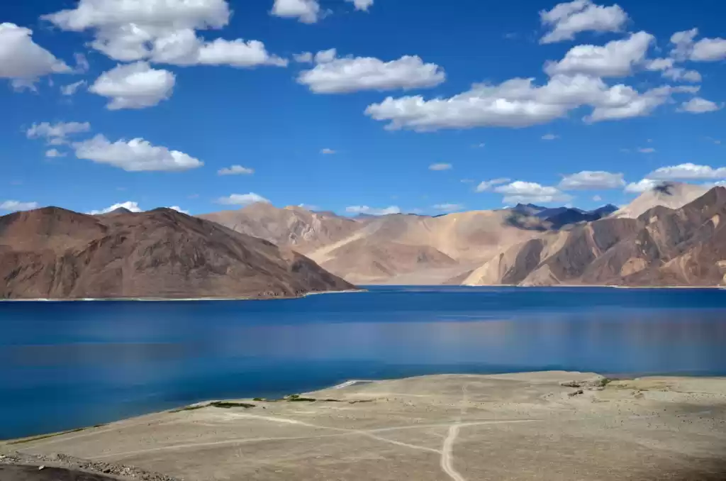 Photo of The Pangong Tso in p