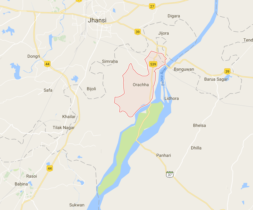 Orchha In Mp Map Complete Guide To Visiting Orchha In Mp: Attractions, Cost, Transport, And  More