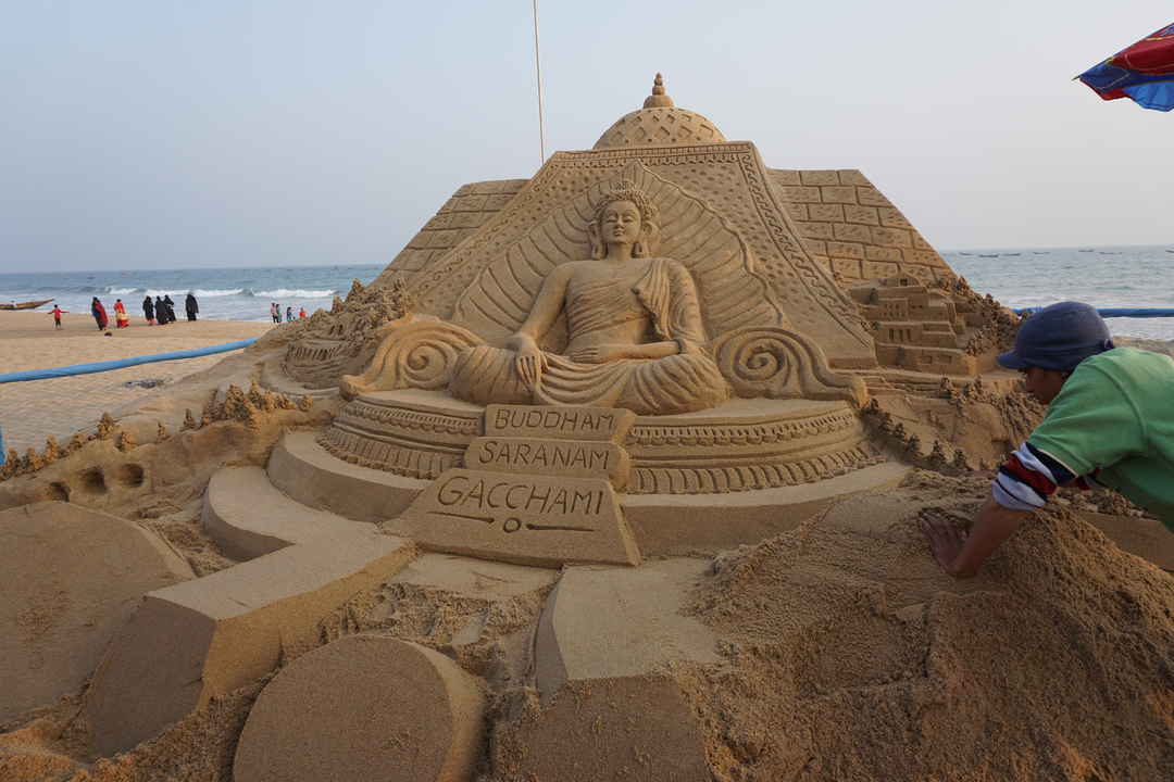 Sand Art in Odisha Photograph by Tours Orissa - Pixels