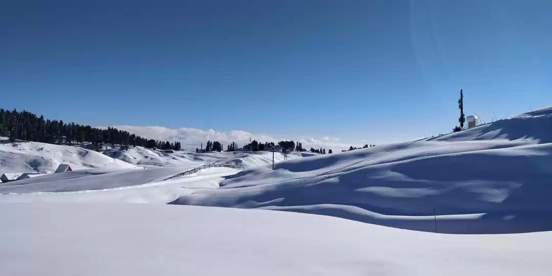 Photo of Gulmarg in January: 