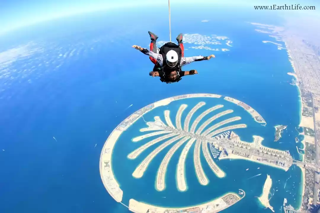 Photo of Skydiving in Dubai -