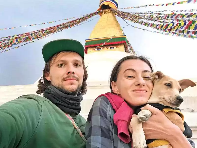 Photo of A Ukranian couple re