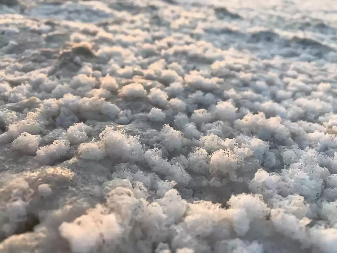 Photo of Colorful white sand 
