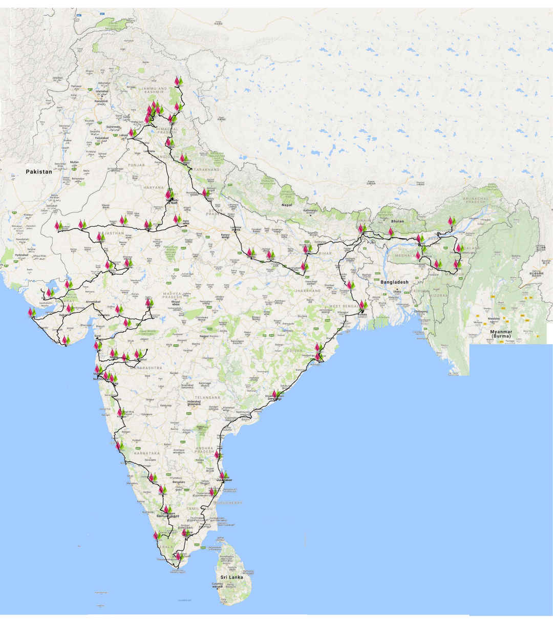 all india trip cost in bike