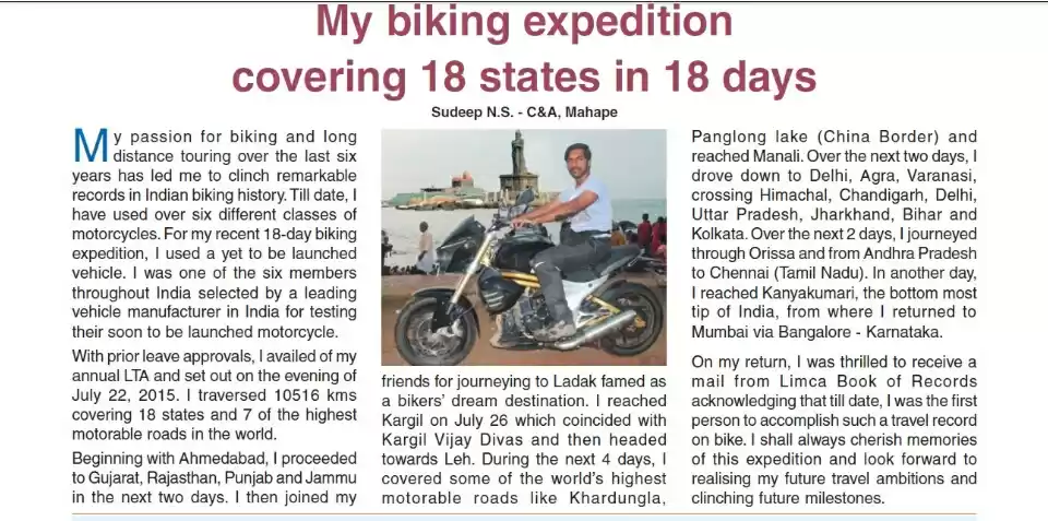 Photo of 10516kms, 18 Days, 1