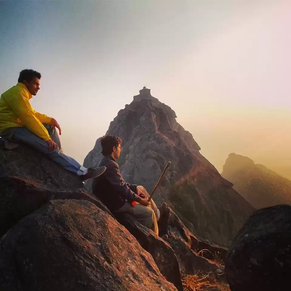 Girnar Dattatreya Temple Stock Photo - Download Image Now - Mount Girnar,  No People, Photography - iStock