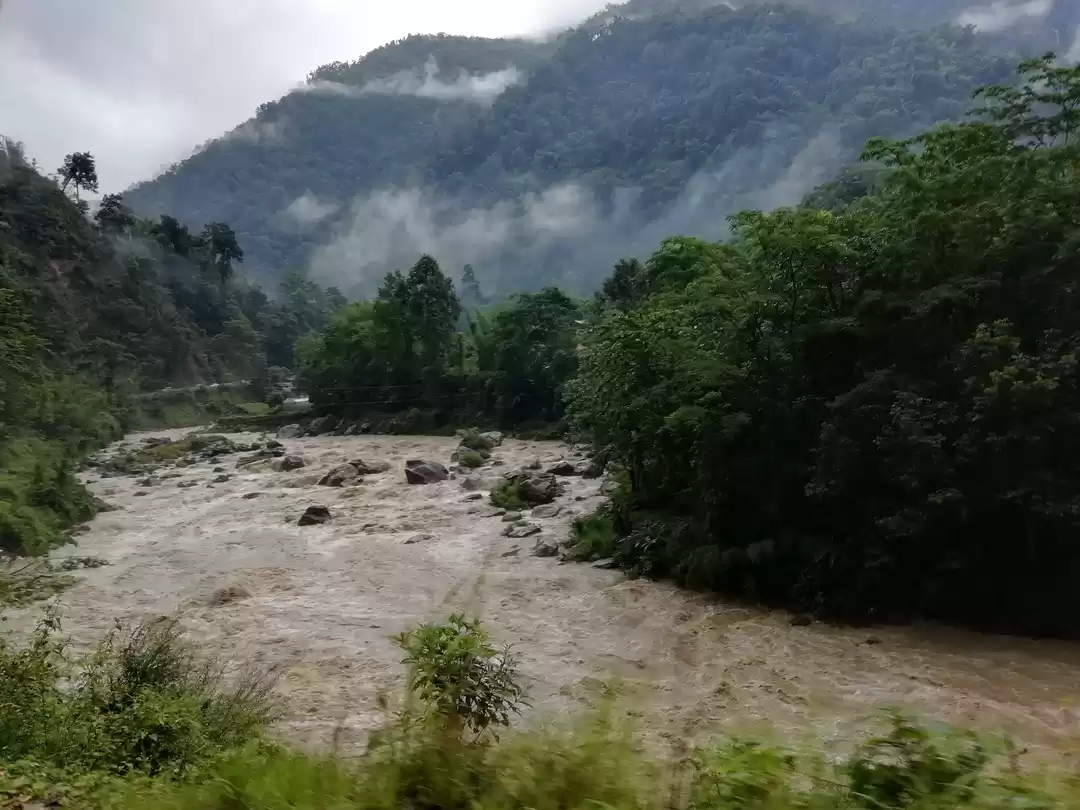 Photo of Teesta river during 