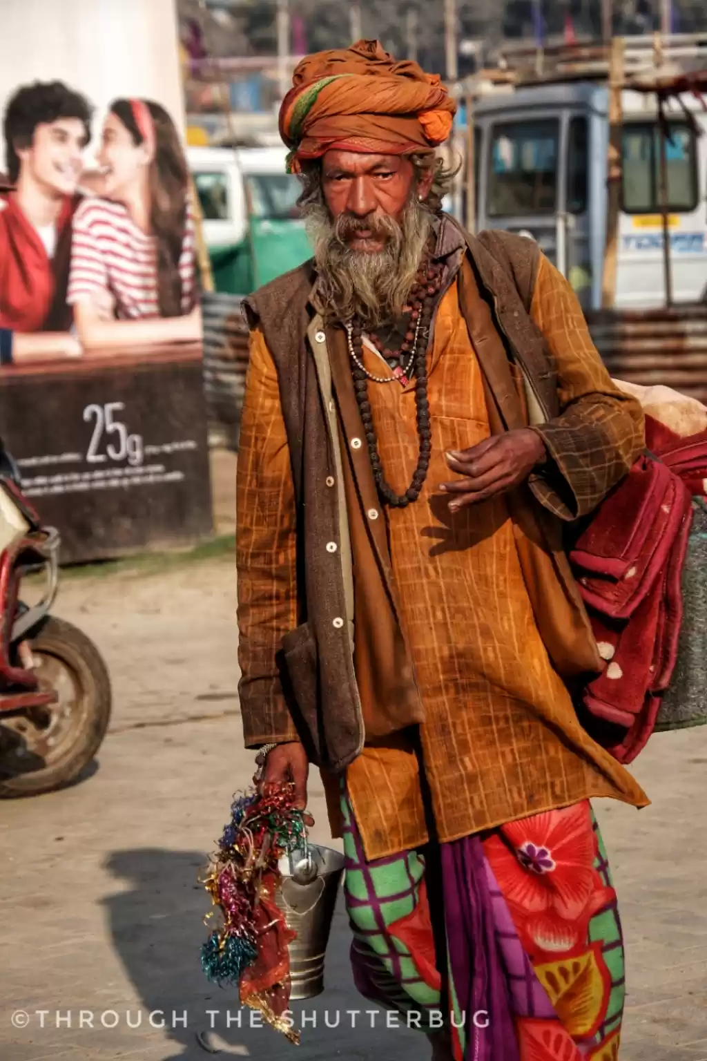 Photo of sant at sangam