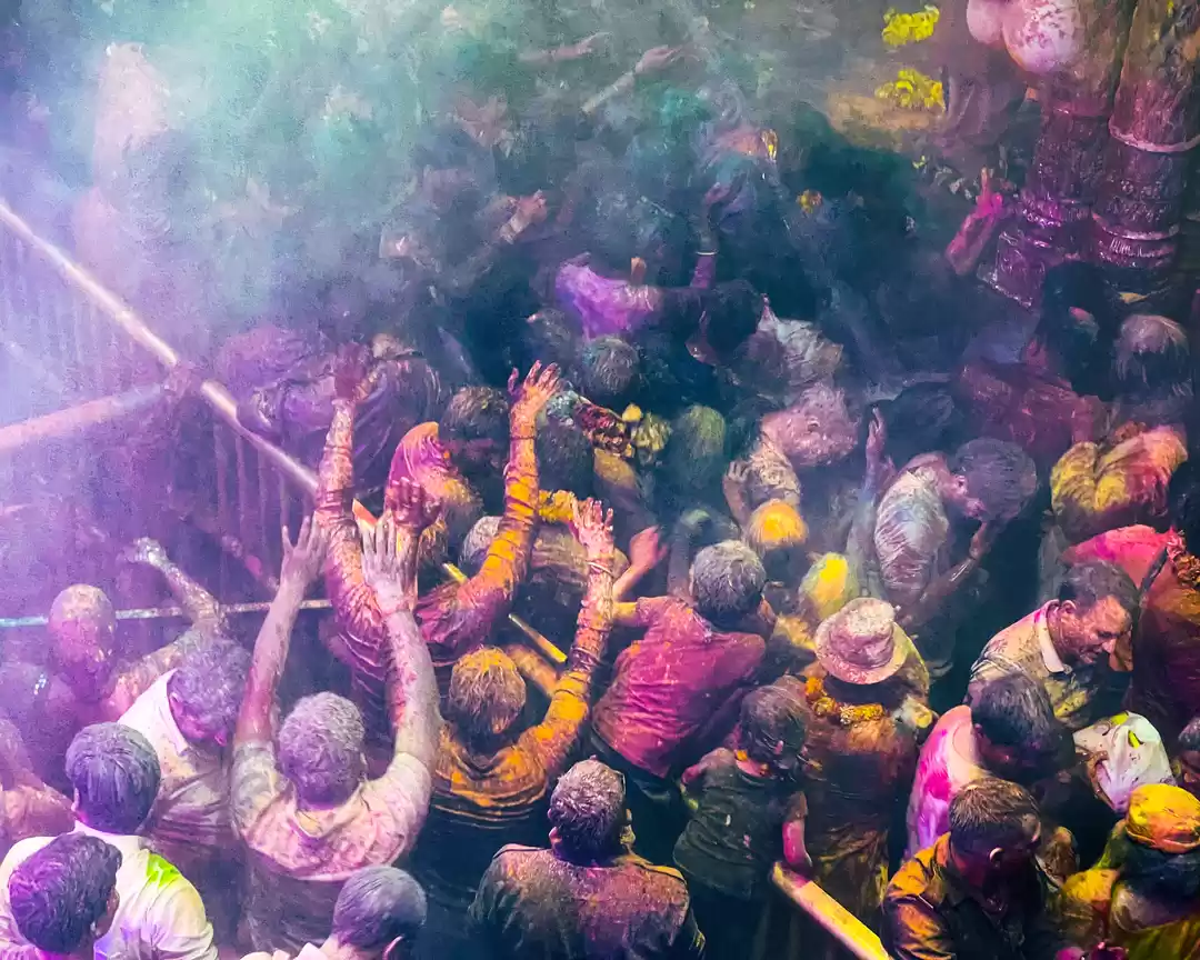 Photo of Holi at Banke Bihari