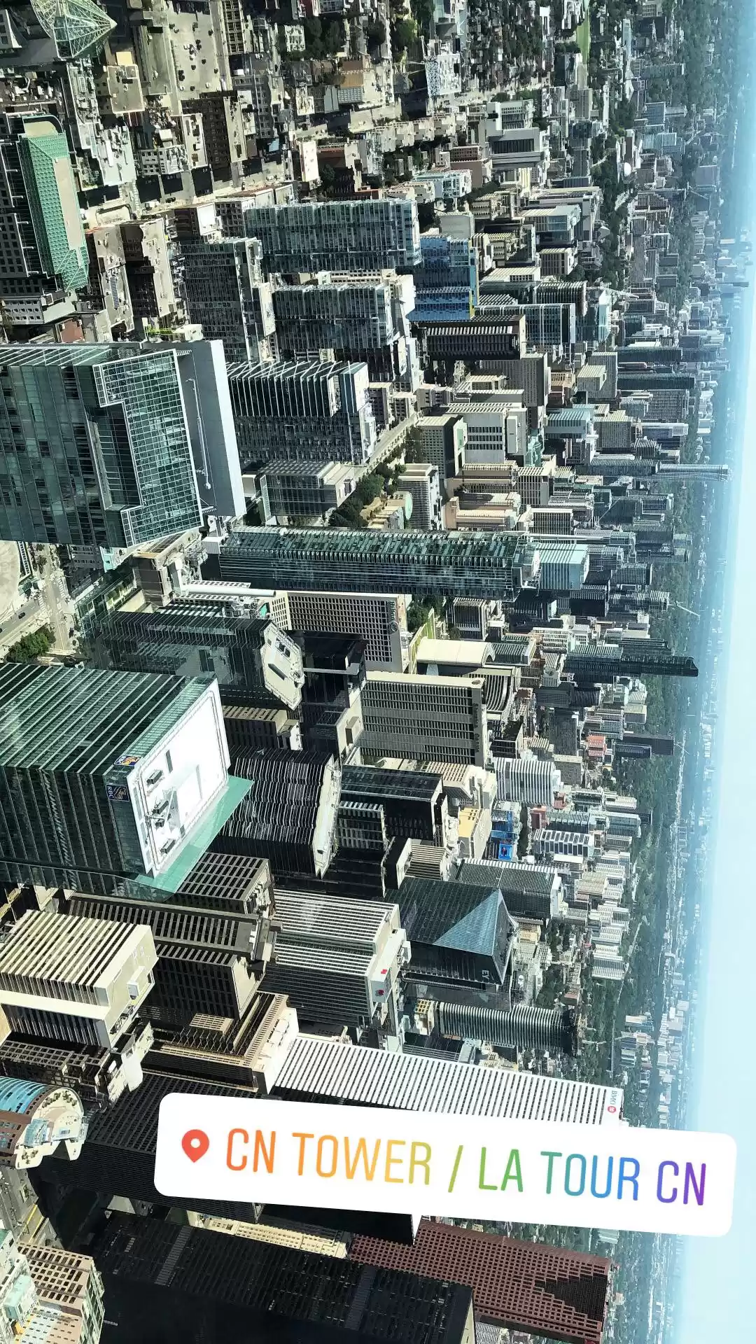 Photo of Top view of CN towe