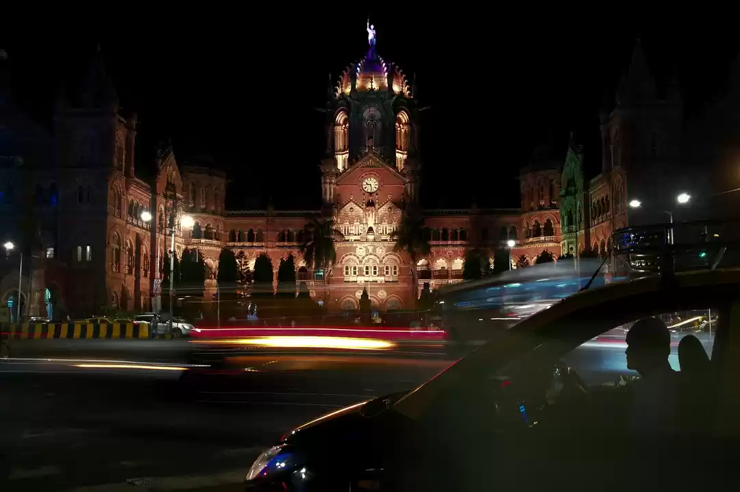 Photo of Night at CST station
