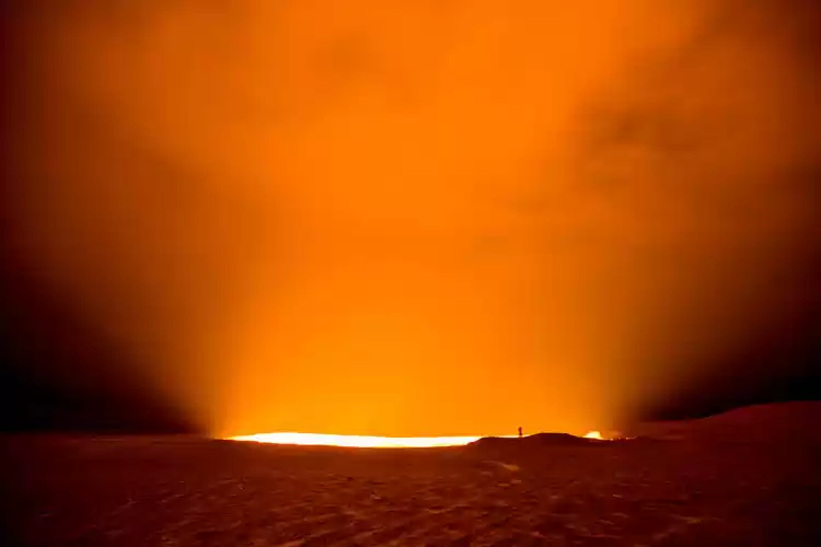Photo of Darvasa Gas Crater –