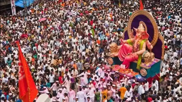 Photo of बप्पा के रंग में डूब