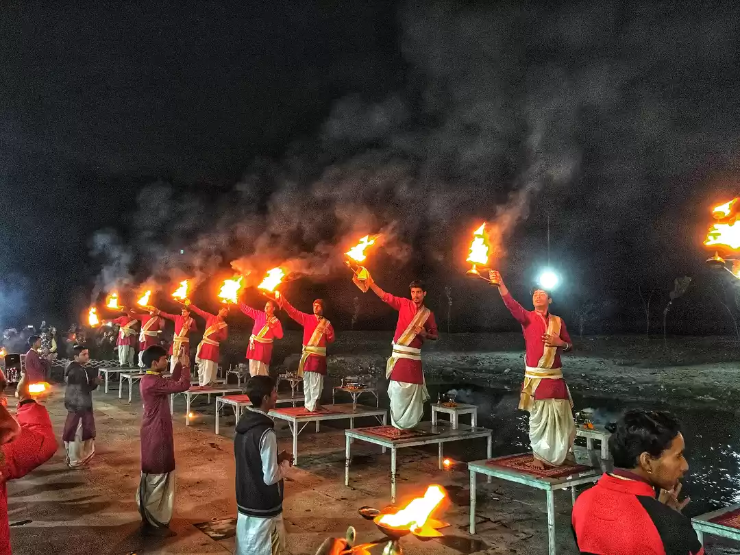 Photo of Aarti at triveni gha