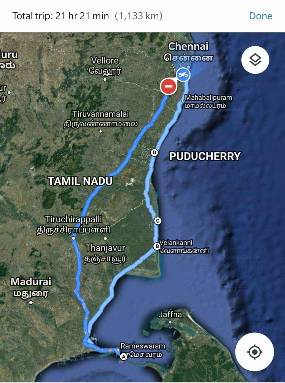 Rameswaram In Tamil Nadu Map Ultimate Bike Ride To The Tip Of India. - Tripoto