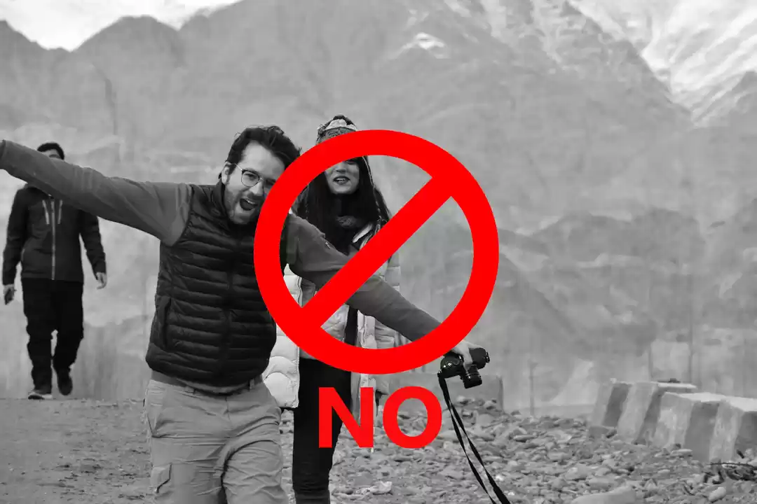 Photo of Things NOT to do on 