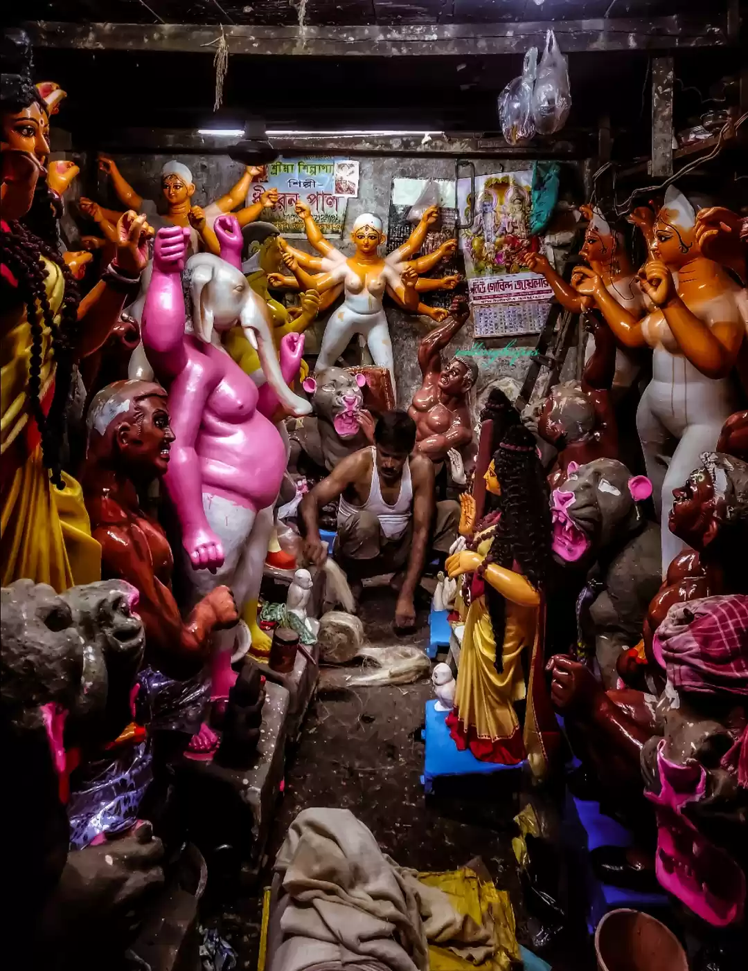 Photo of Kumartuli, Durga puj