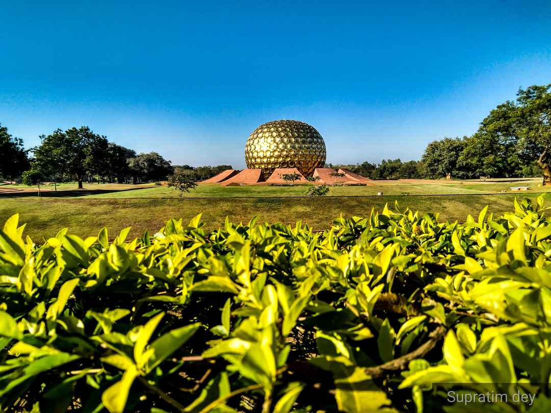 Photo of The Matrimandir of Auroville.