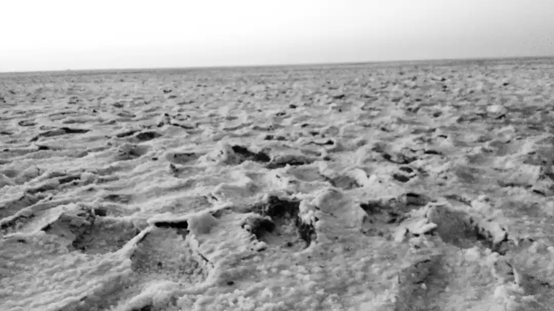 Photo of A desert with white 