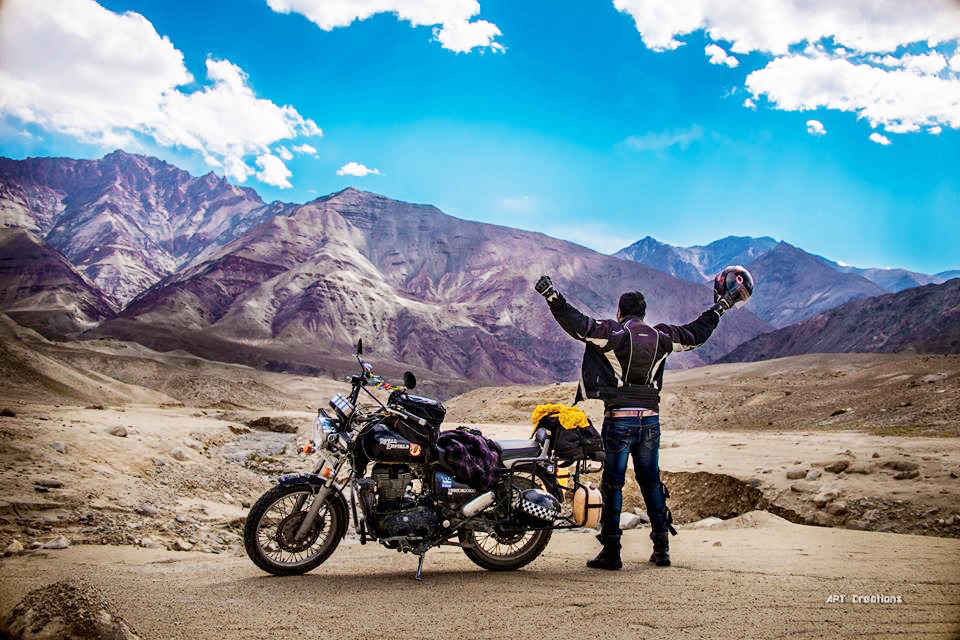 solo bike trip india