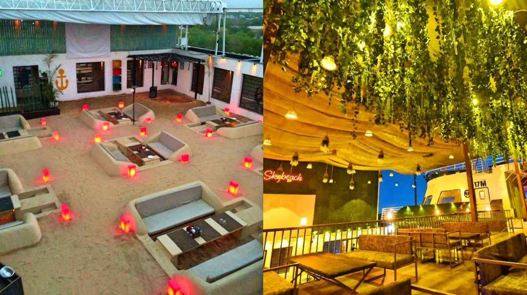 You Have to Visit This Rooftop Café in Jaipur That Gives the Best Beach